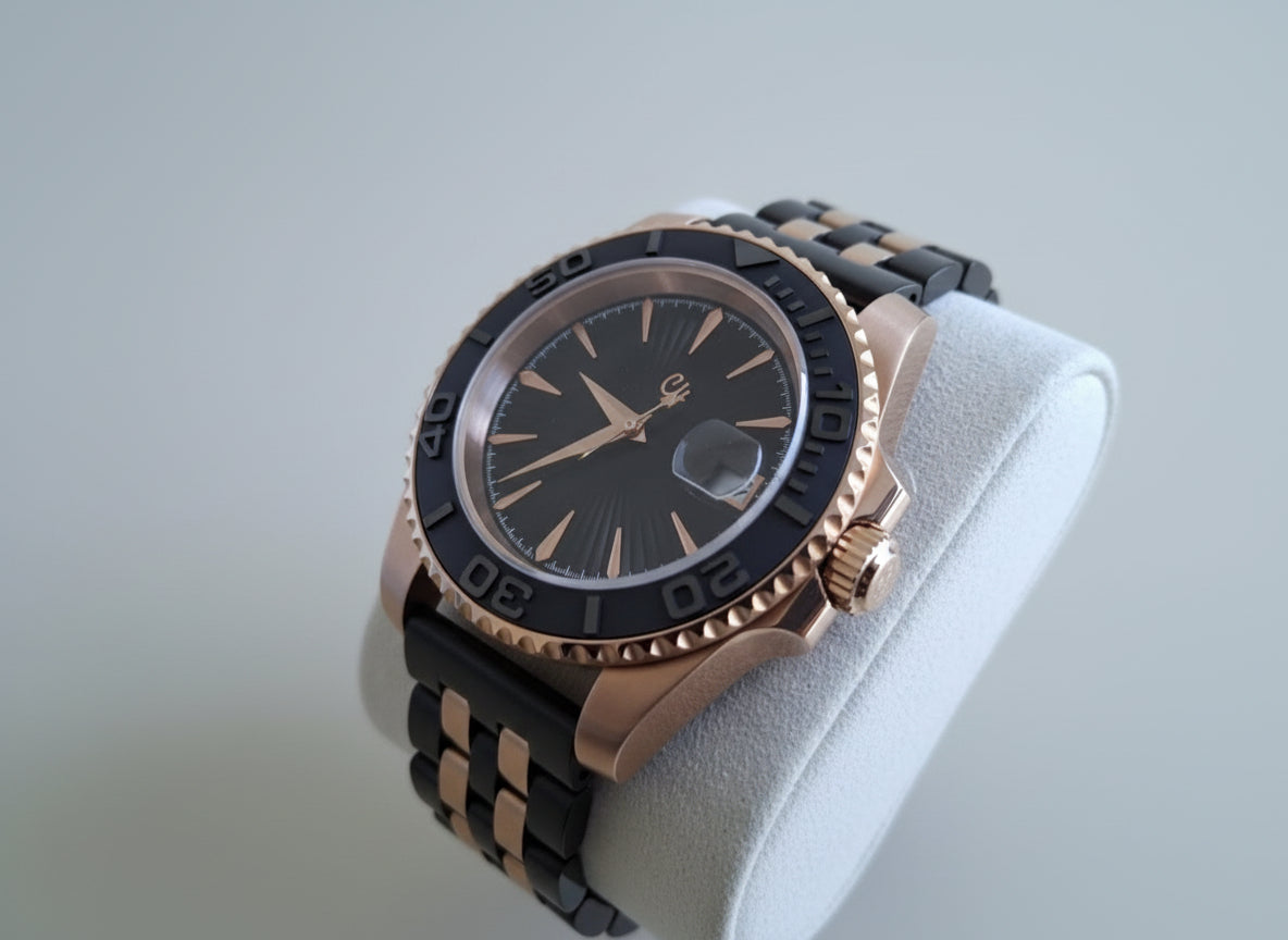 Precision Japanese NH35 Movement: Powered by the renowned Seiko NH35 automatic movement, delivering reliable ±15 seconds/day accuracy, 41-hour power reserve, and smooth sweeping seconds hand for effortless, high-performance timekeeping.